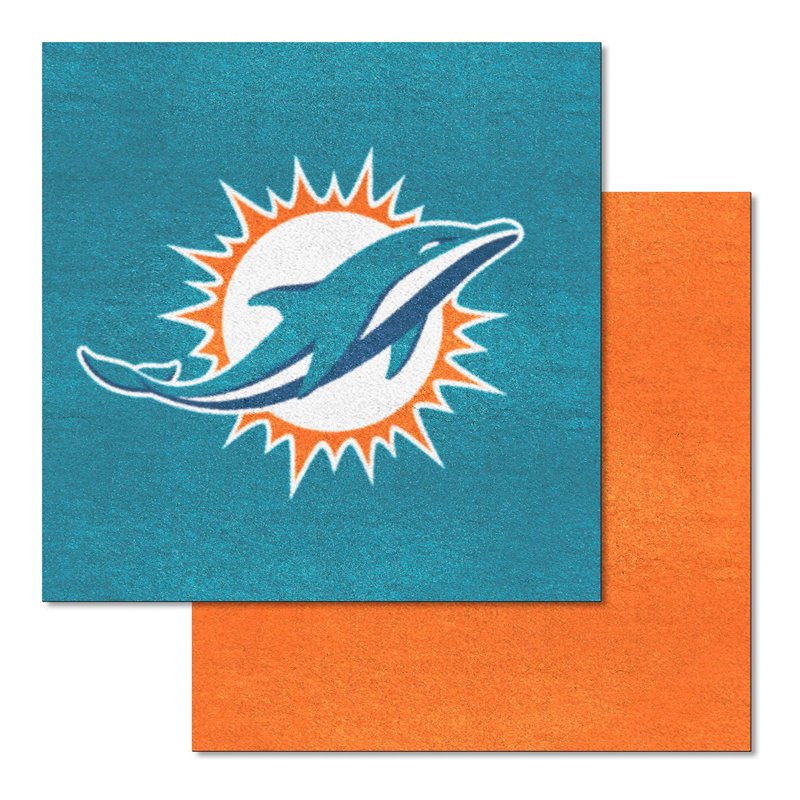 NFL Miami Dolphins Carpet Tiles