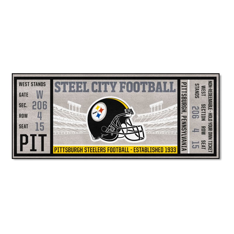 Fanmats Pittsburgh Steelers Mascot Mat - Helmet