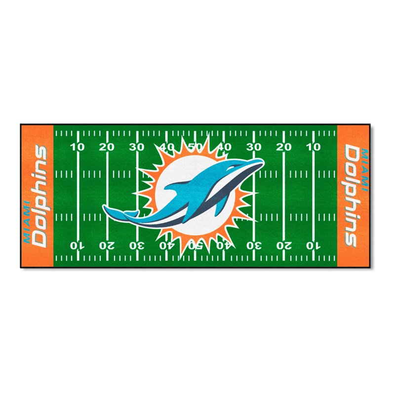 NFL - Miami Dolphins Football Field Runner 30'x72'