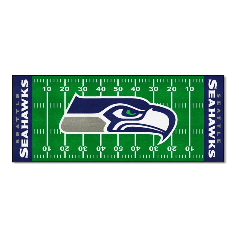 NFL - Seattle Seahawks Football Field Runner 30x72