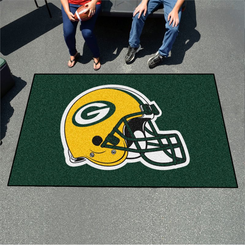 FANMATS Green Bay Packers Mascot Mat - Helmet