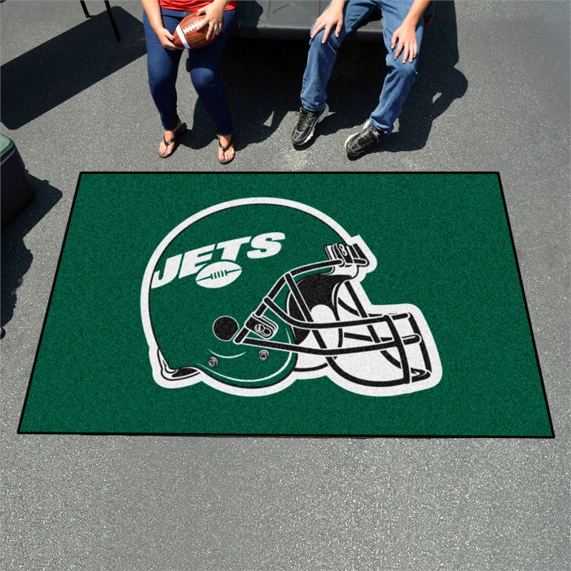 Fan Mats New York Jets Mascot Helmet Rug