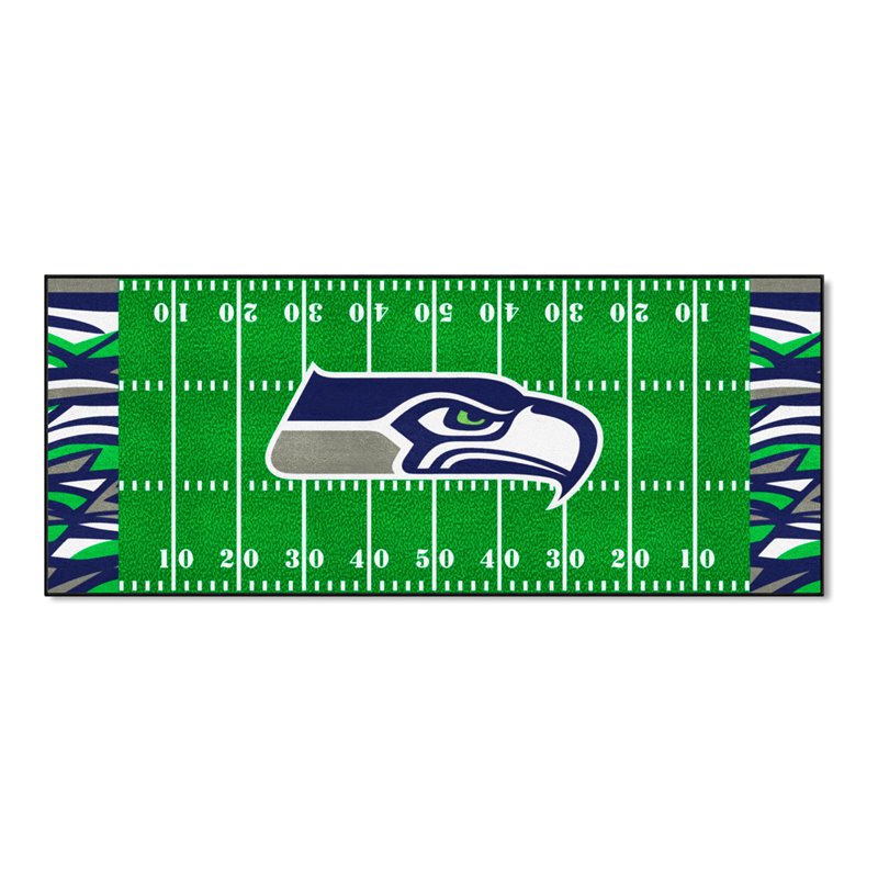 FANMATS Seattle Seahawks Football Field Runner