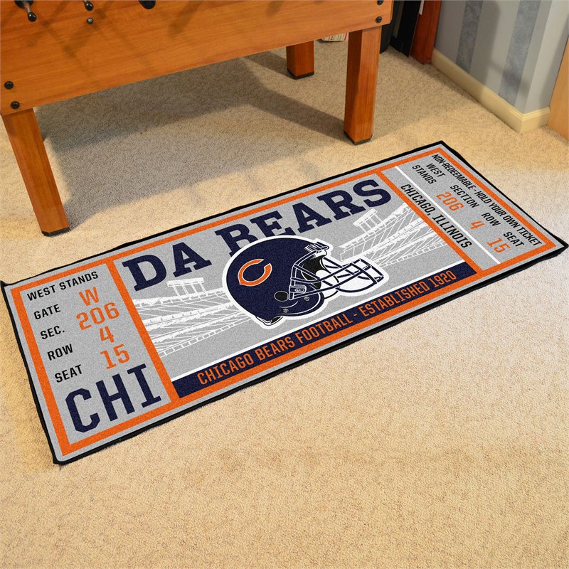 FANMATS Chicago Bears Mascot Mat - Helmet