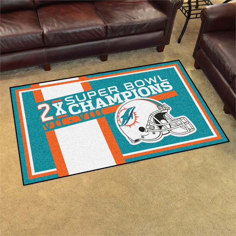 Fanmats NFL - Miami Dolphins Mascot Mat