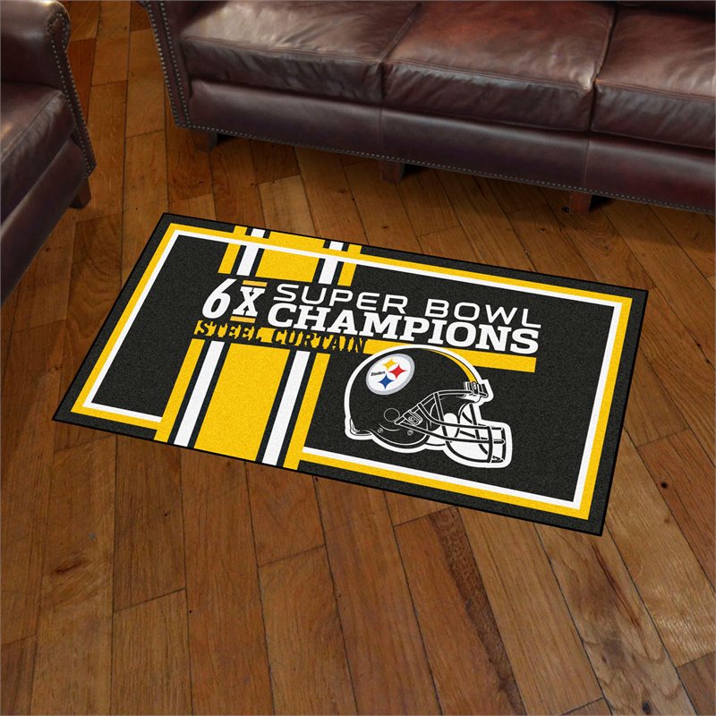 Fanmats Pittsburgh Steelers Mascot Mat - Helmet