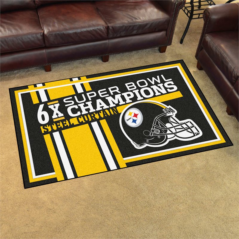 Fanmats Pittsburgh Steelers Mascot Mat - Helmet