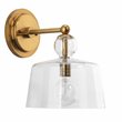 Eden Home Metal Brass Wall Sconce Transitional 12