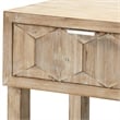 Eden Home 2-drawer Transitional Wood Console Table in Gray Washed
