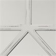 Eden Home Wood Extremely Versatile Mirror in Ivory Painted