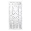 Eden Home Wood Extremely Versatile Mirror in Ivory Painted