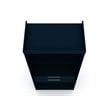 Eden Home 2-Piece Contemporary Wood Wardrobe Closet Set in Tatiana Midnight Blue