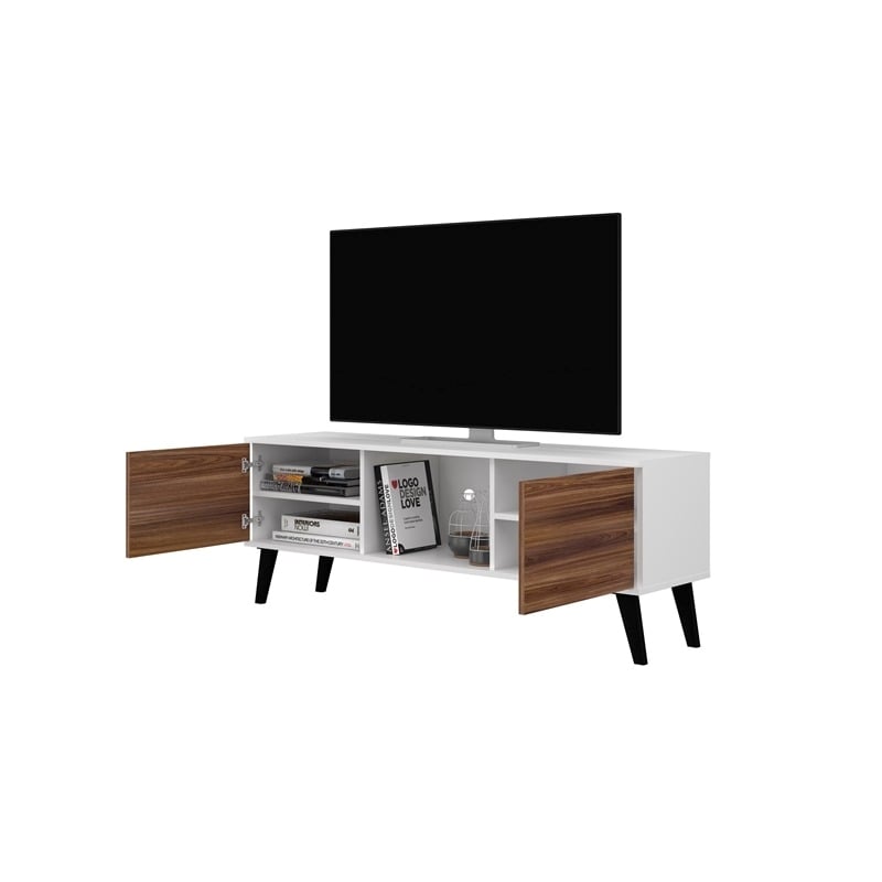 Eden Home Mid-Century Wood TV Stand for TVs up to 50