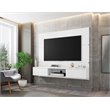 Eden Home Wood Floating Entertainment Center for TVs up to 55