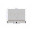 Eden Home Wood Floating Entertainment Center for TVs up to 55