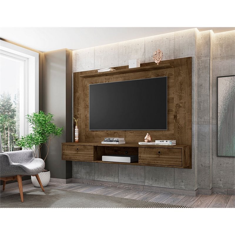Eden Home Contemporary Wood Entertainment Center for TVs up to 65