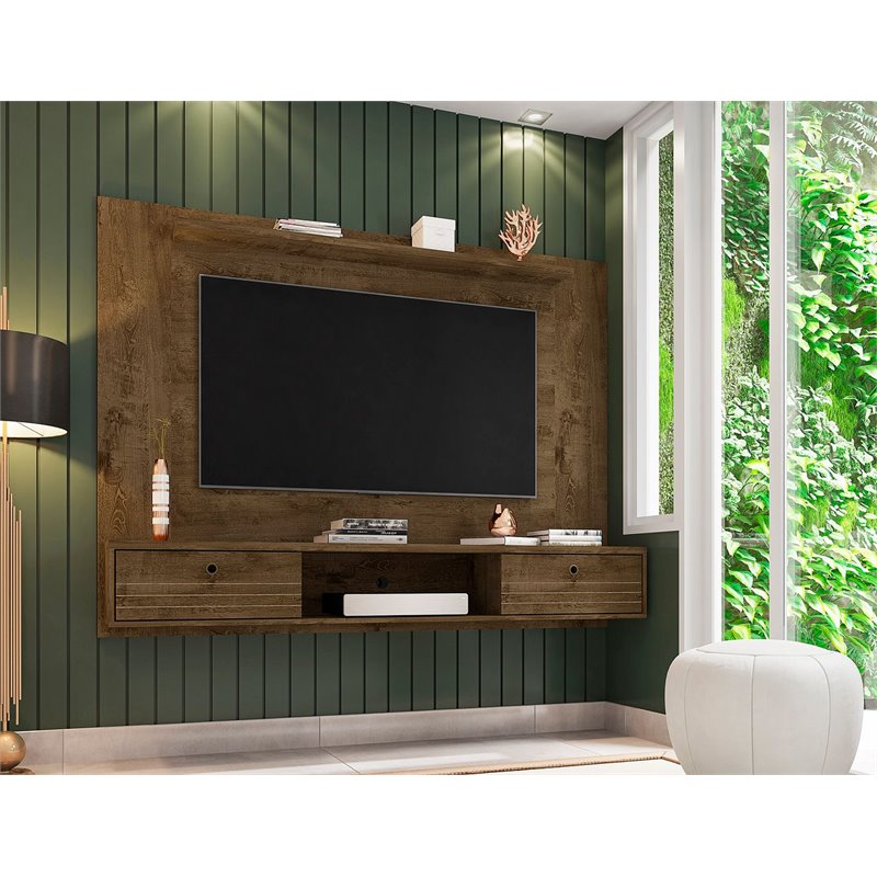 Eden Home Contemporary Wood Entertainment Center for TVs up to 65