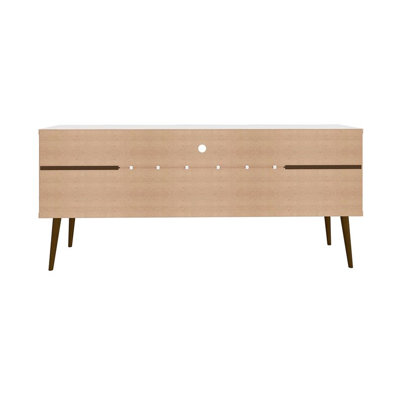 Eden Home 4 Shelves Mid-Century Wood TV Stand for TVs up to 60