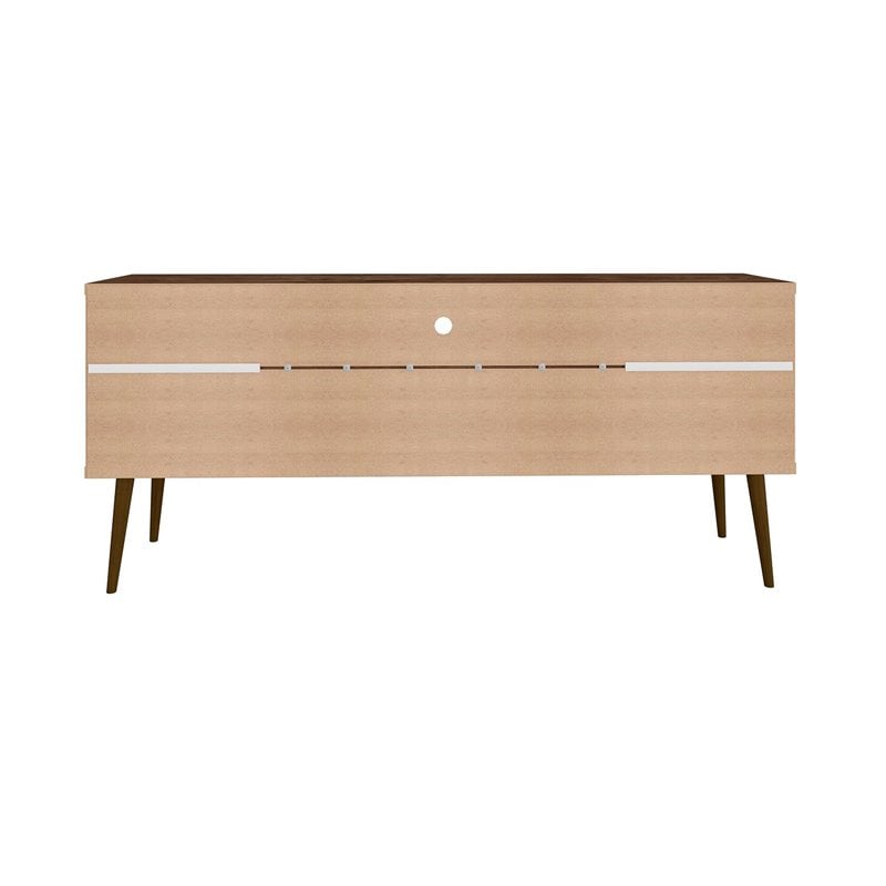 Eden Home 4 Shelves Mid-Century Wood TV Stand for TVs up to 60