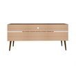Eden Home 4 Shelves Mid-Century Wood TV Stand for TVs up to 60