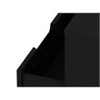 Eden Home 1-Drawer Contemporary Wood Nightstand in Black (Set of 2)