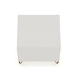 Eden Home 1-Drawer Contemporary Wood Nightstand in Off White/Natural (Set of 2)
