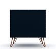 Eden Home 1-Drawer Contemporary Wood Nightstand in Blue (Set of 2)