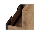 Eden Home 1-Drawer Contemporary Wood Nightstand in Gray (Set of 2)