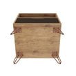 Eden Home 1-Drawer Contemporary Wood Nightstand in Gray (Set of 2)