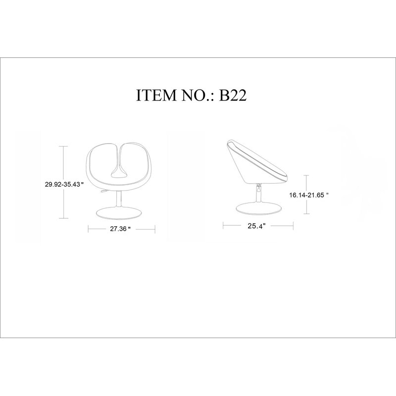 Eden Home Modern Fabric & Metal Accent Chair in Red/Chrome (Set of 2)