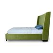 Eden Home Upholstered Modern Velvet Full Bed Frame in Green/Brown