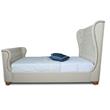 Eden Home Upholstered Tufted Traditional Fabric Full Bed Frame in Ivory