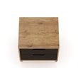 Eden Home 2-Drawer Modern Wood Nightstand in Gray (Set of 2)