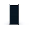 Eden Home 2-Piece Contemporary Wood Open Sectional Closet Set in Midnight Blue