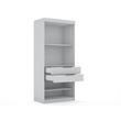 Eden Home 3-Piece Contemporary Wood Open Sectional Closet Set in White