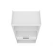 Eden Home 3-Piece Contemporary Wood Open Sectional Closet Set in White