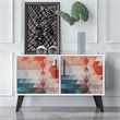 Eden Home Mid-Century Engineered Wood Sideboard in Multi-Color