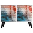 Eden Home Mid-Century Engineered Wood Sideboard in Multi-Color