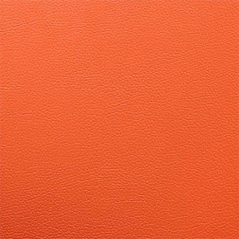 Eden Home Faux Leather & Metal Swivel Accent Chair in Orange/Chrome