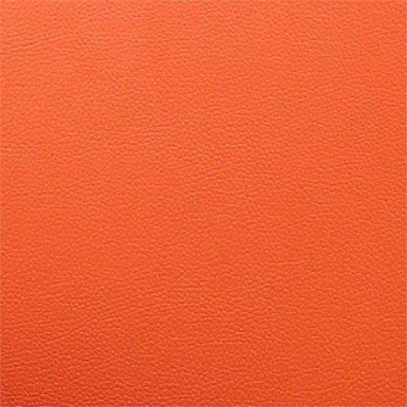 Eden Home Faux Leather & Metal Swivel Accent Chair in Orange/Chrome (Set of 2)