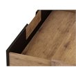 Eden Home 3-Drawer Contemporary Wood Dresser in Textured Gray/Natural (Set of 2)
