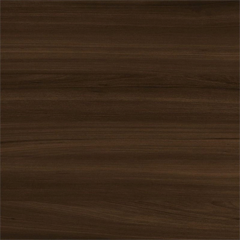 Eden Home 3-Drawer Mid-Century Wood Dresser with Metal Legs in Brown