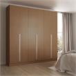 Eden Home Traditional 4 Drawer Freestanding Wood Armoire in Maple Brown