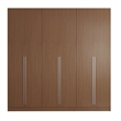 Eden Home Traditional 4 Drawer Freestanding Wood Armoire in Maple Brown