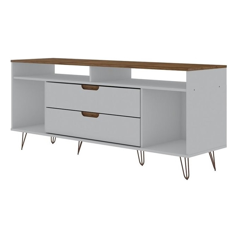 Eden Home Mid-Century Wood TV Stand for TVs up to 60