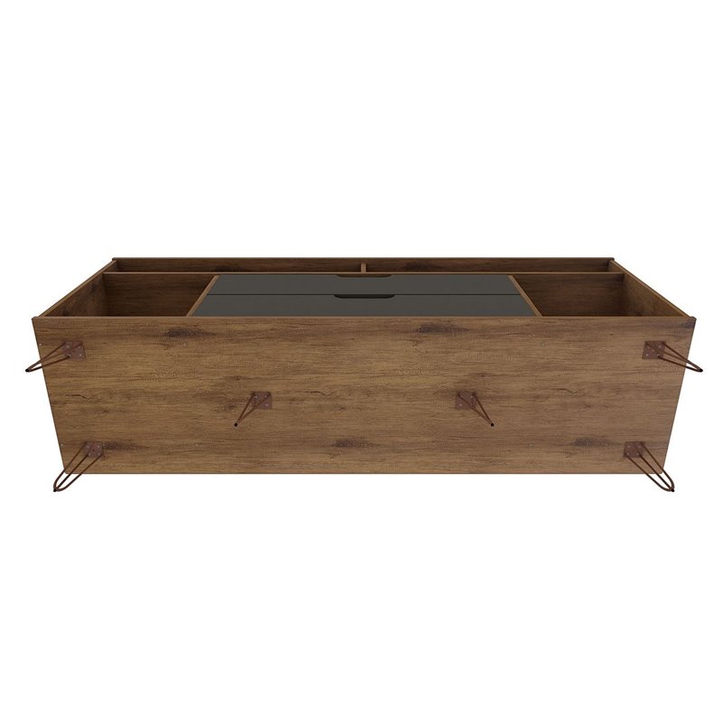 Eden Home Mid-Century Wood TV Stand for TVs up to 60