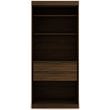 Eden Home 4-Cubby Contemporary Wood Open Sectional Closet in Brown