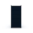 Eden Home Contemporary Wood Open Sectional Closet in Midnight Blue