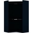 Eden Home Contemporary Engineered Wood Open Corner Closet in Midnight Blue