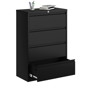 gangmei 4-drawer steel metal lateral filing cabinet with lock
